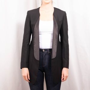 Black Tuxedo Style Blazer with Pockets